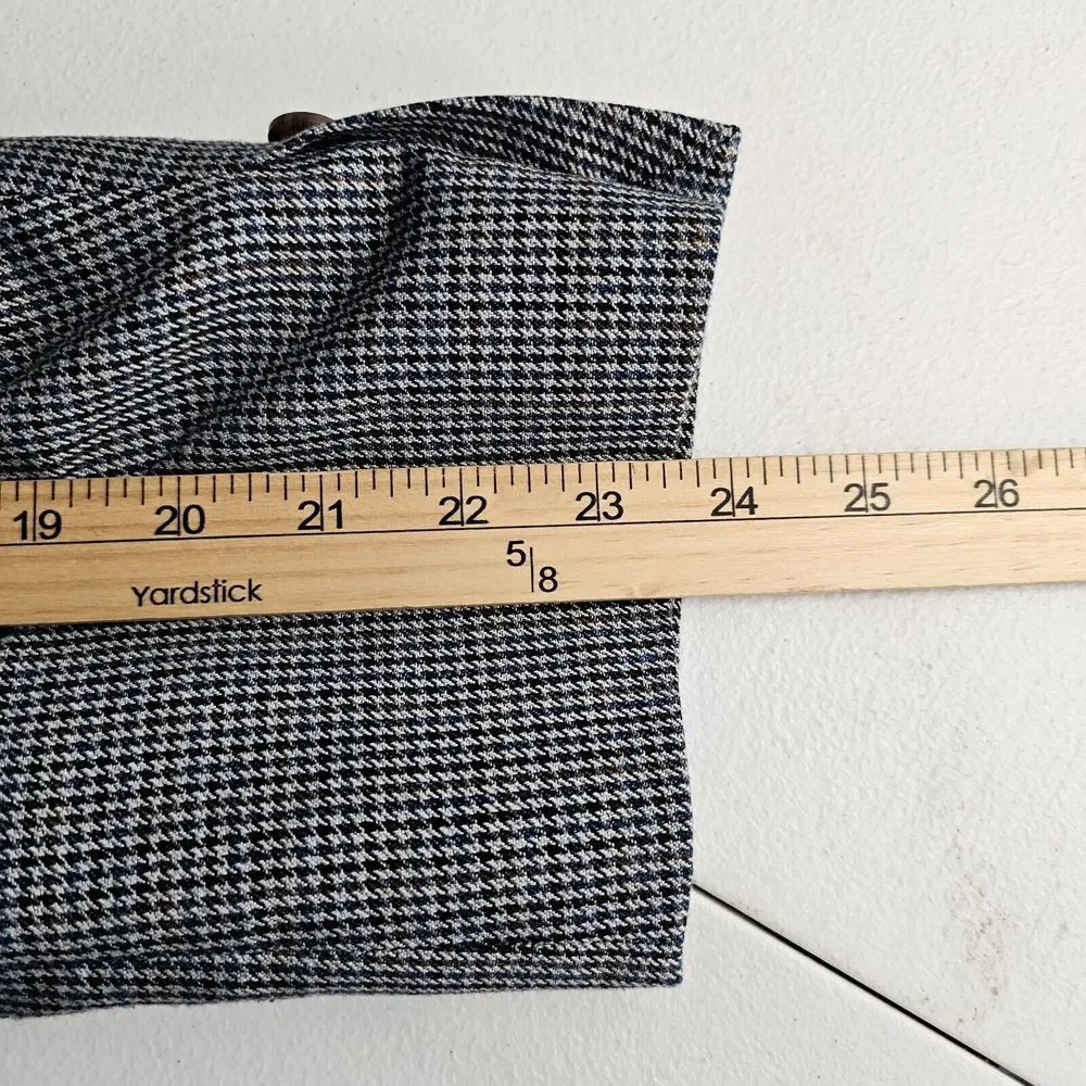 Lauren Ralph Lauren Houndstooth Sport Coat Blazer Mens Size 44R 2 Button EUC‎